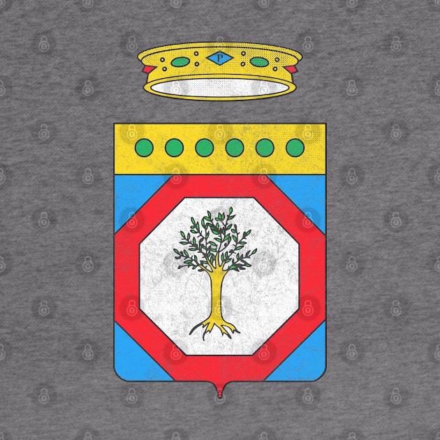 Apulia / Puglia Italy Region Coat of Arms / Vintage Style by DankFutura